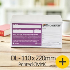 DL Printed CMYK Colours DL Printed CMYK Colours
